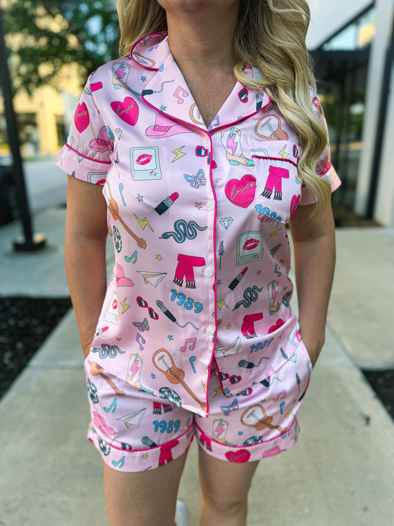 Pink Cowgirl Pajama Set
