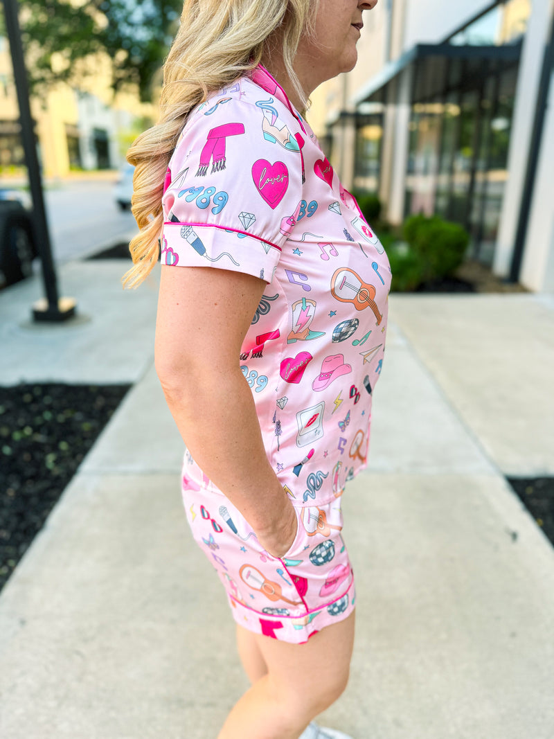 Pink Cowgirl Pajama Set
