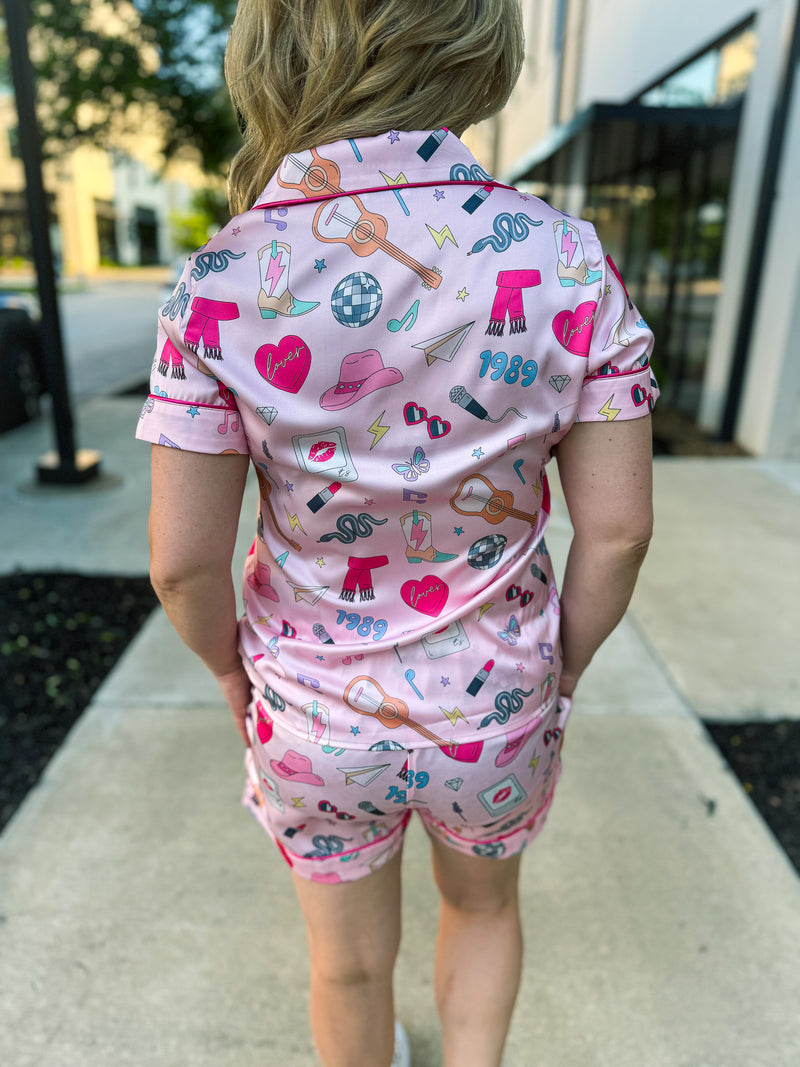 Pink Cowgirl Pajama Set
