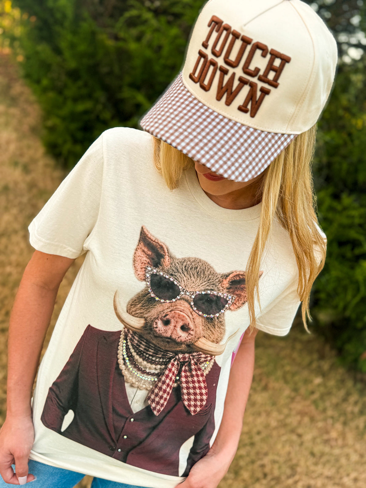 Hog Rhinestone Tee-PREORDER