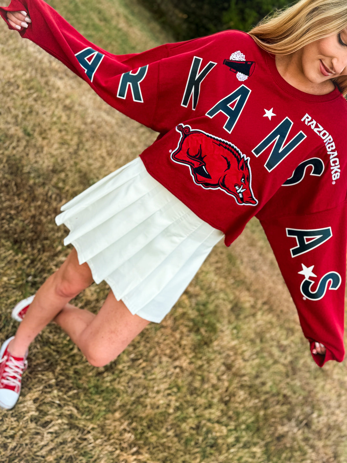 Razorback Cropped Sweatshirt