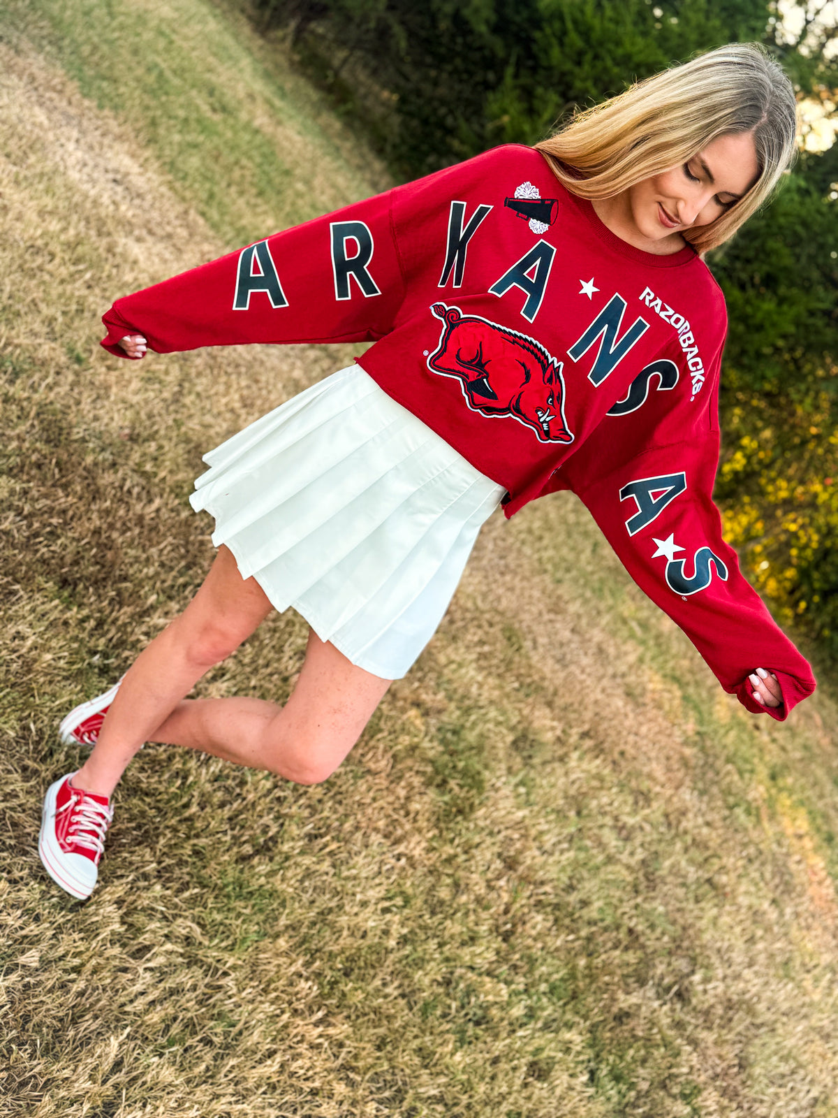 Razorback Cropped Sweatshirt