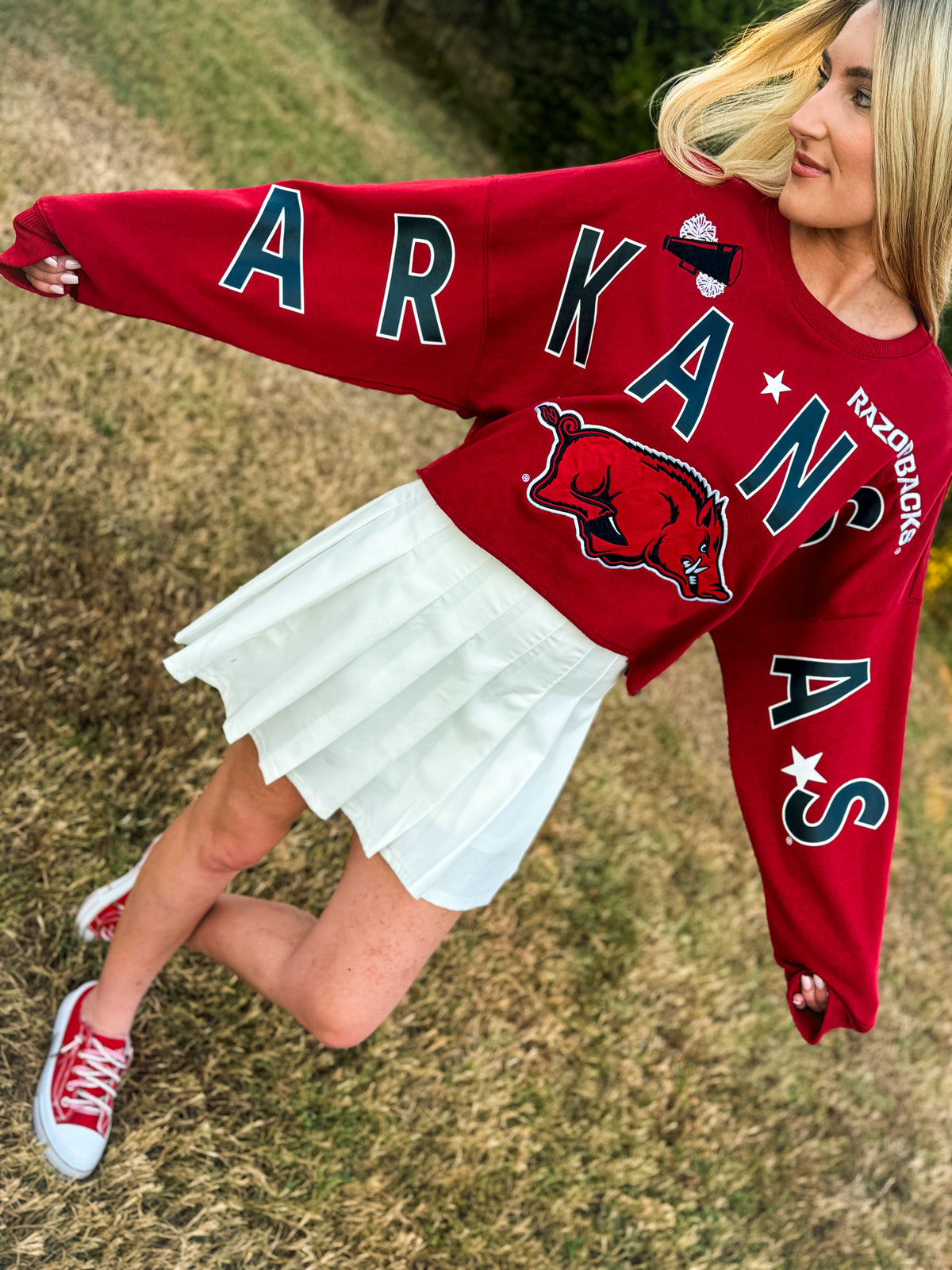 Razorback Cropped Sweatshirt