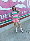 Watermelon Knit Top