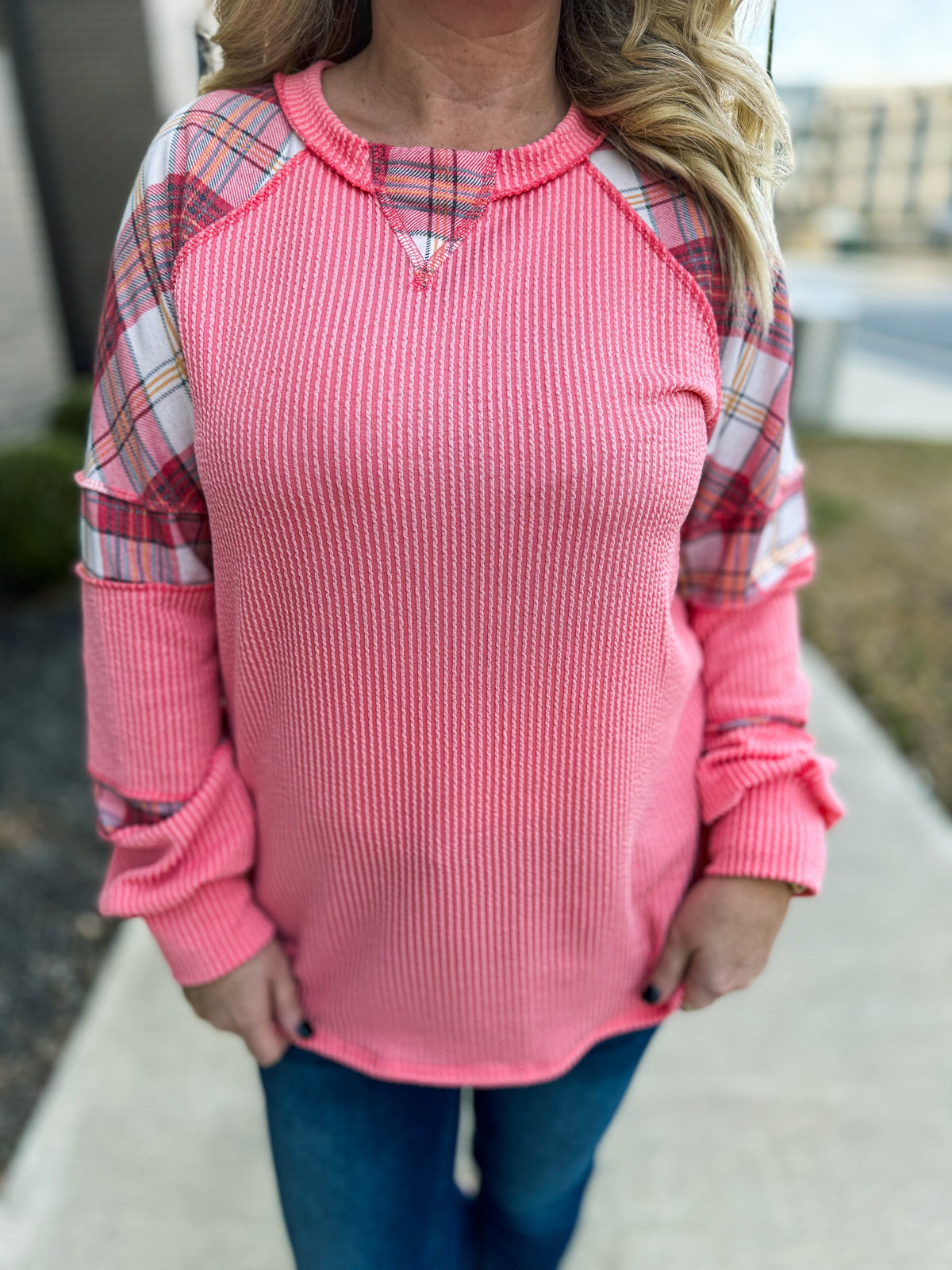 Pink Patchwork Top