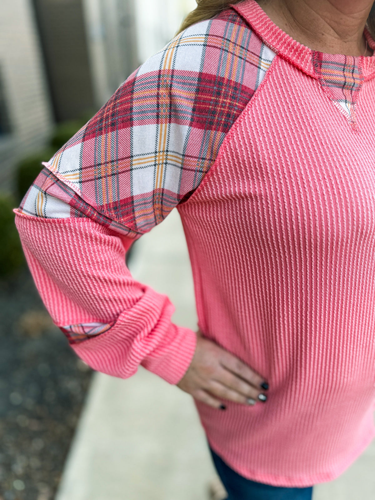 Pink Patchwork Top
