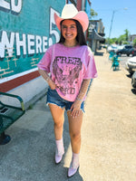 Pink Free Bird Tee