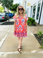 Coral Umgee Dress