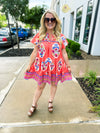 Coral Umgee Dress