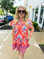 Coral Umgee Dress