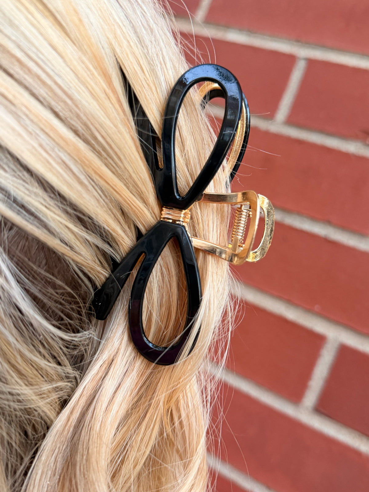 Metal Hair Claw Clips-Black