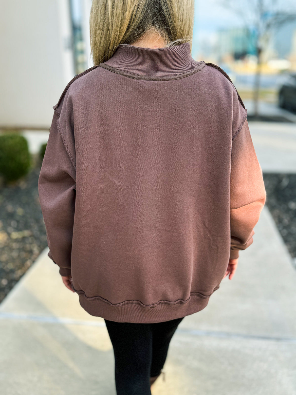 Nashville Reversible Mock Neck Sweatshirt