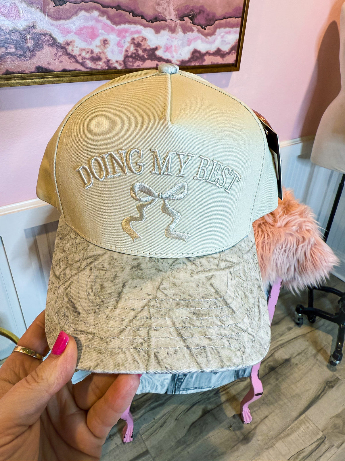 Doing My Best Camo Cap