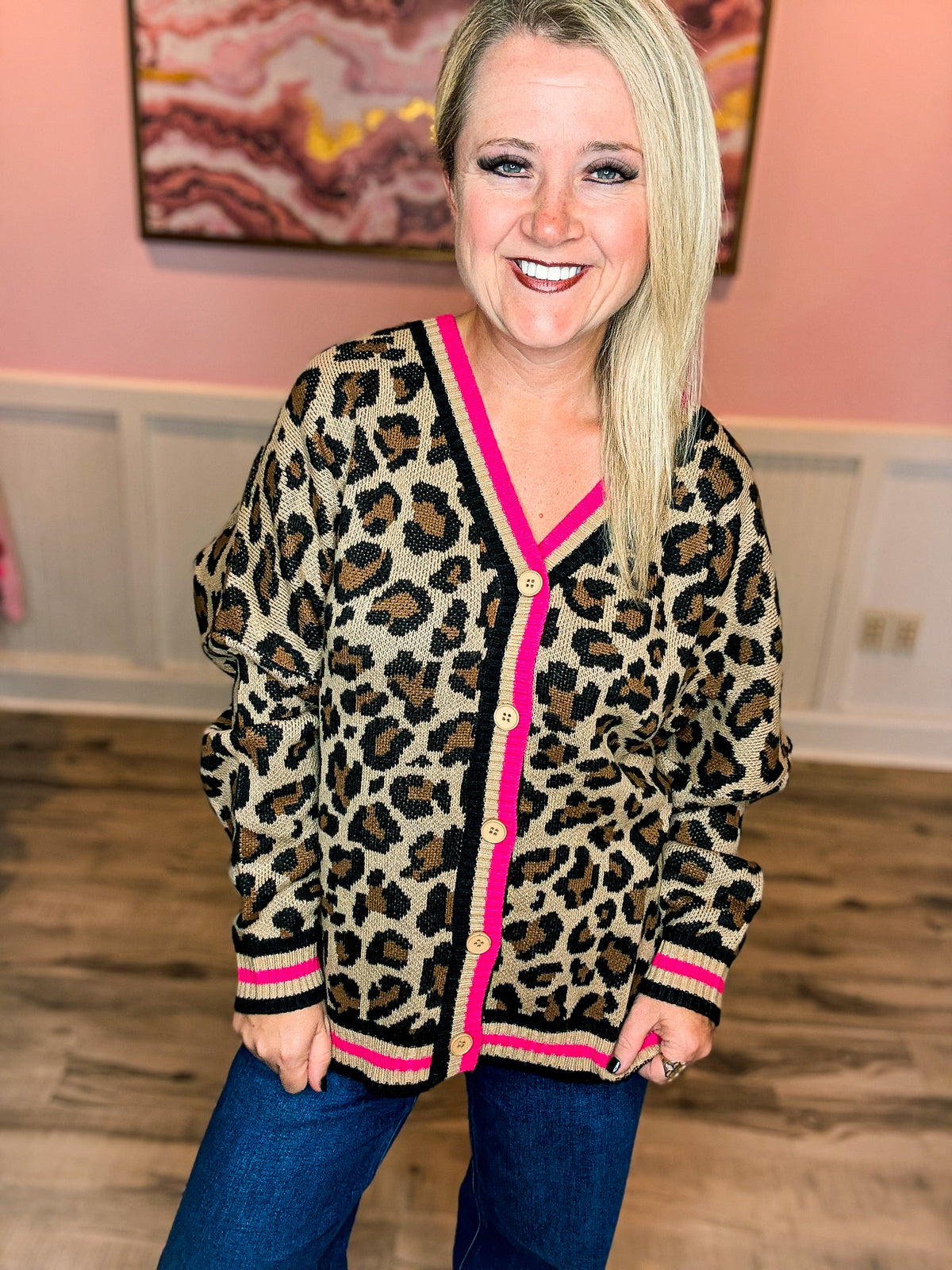 Jess Lea Leopard Cardigan