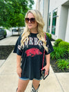 Black Razorback Graphic Tee