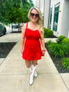 Day & Moon Mini Dress with Ruffle Hem