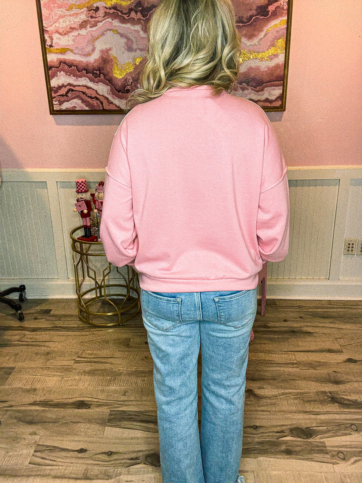 Pink Checkered Top-7th Ray