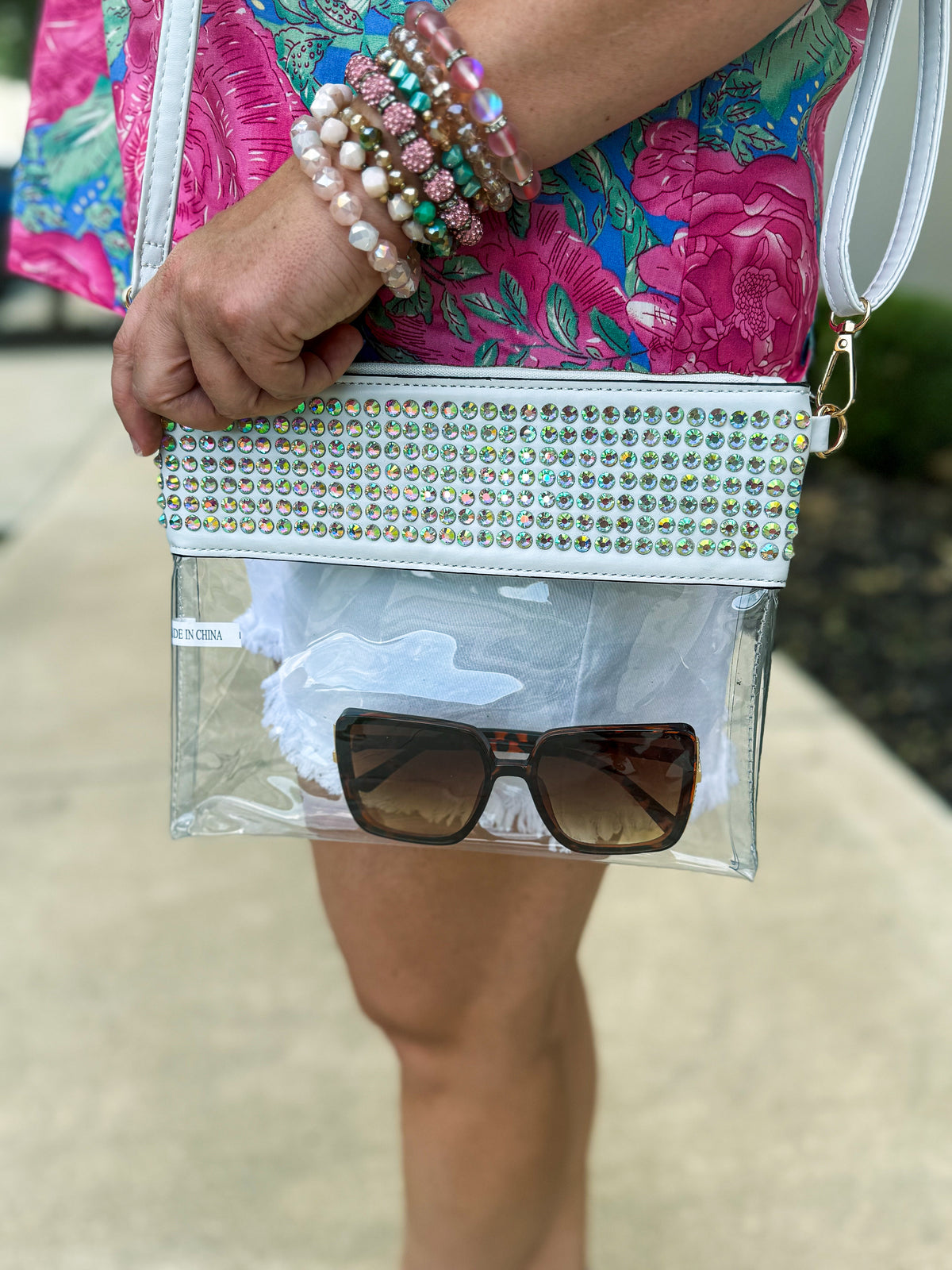 Rhinestone Gameday Crossbody