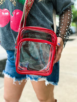 Red Gameday Guitar Strap Crossbody
