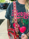 Red Gameday Guitar Strap Crossbody