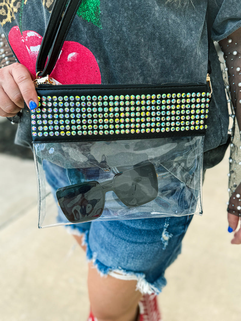 Rhinestone Gameday Crossbody