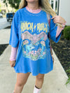 Rock N Roll Tee-Blue
