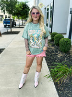 Long Live Cowgirls Tee-Green