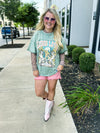 Long Live Cowgirls Tee-Green