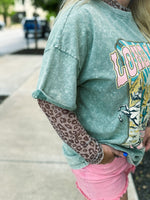 Long Live Cowgirls Tee-Green
