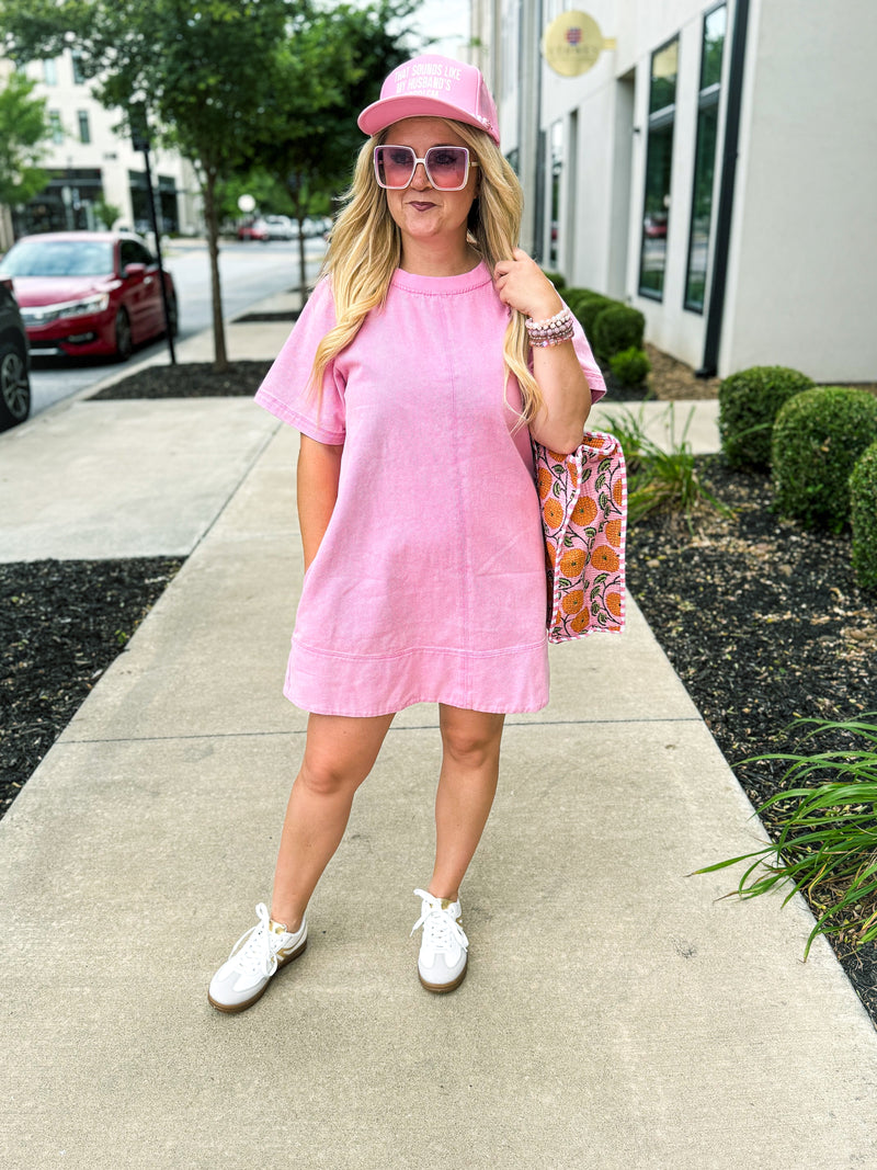 Pink Pocket Dress-Day & Moon