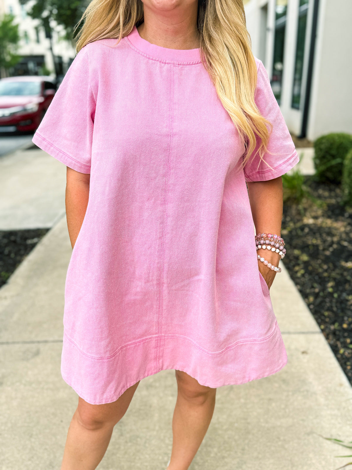 Pink Pocket Dress-Day & Moon
