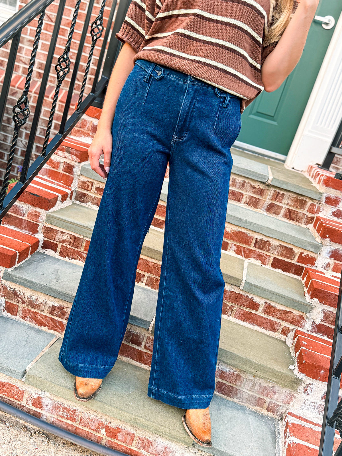 Judy Blue Retro Wide Leg Jeans