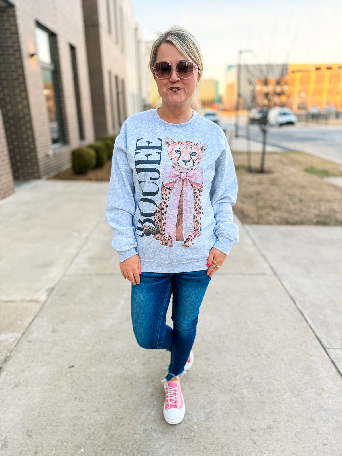 Boujee Rhinestone Sweatshirt