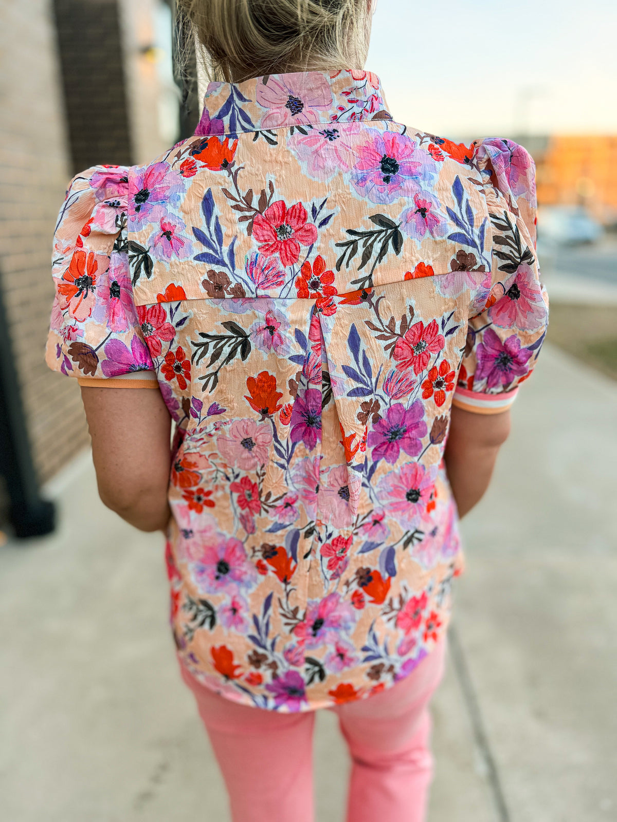 Spring Coral Top-Umgee