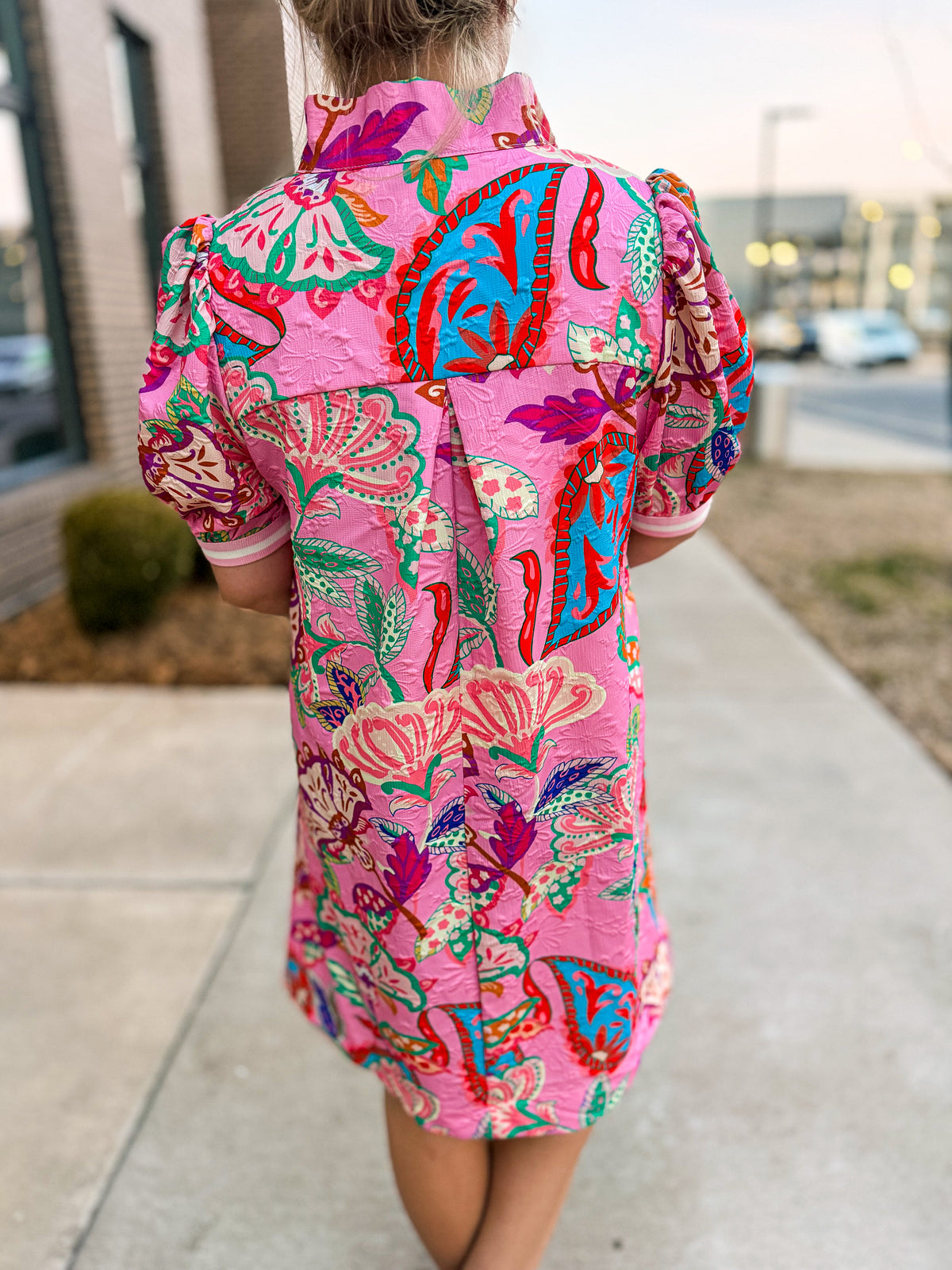 Spring Paisley Dress-Umgee