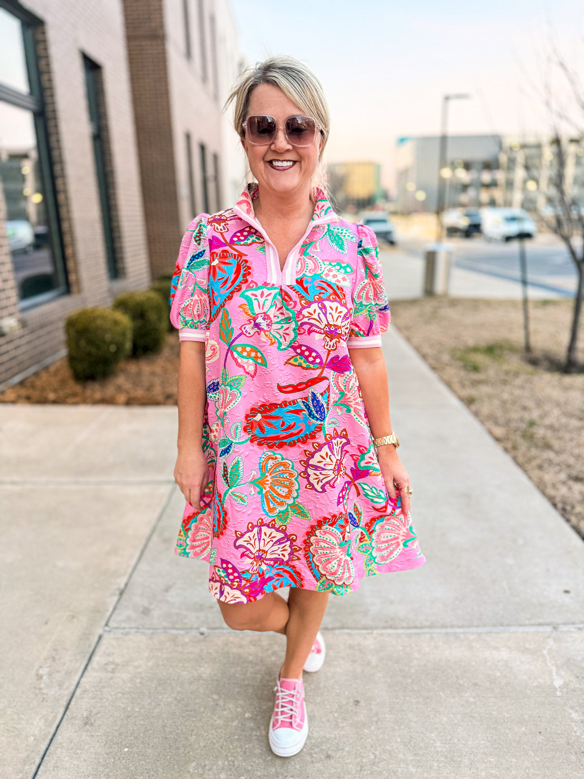 Spring Paisley Dress-Umgee