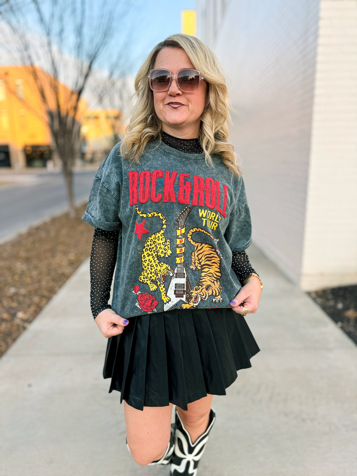 Zutter Rock N Roll Tee-Black