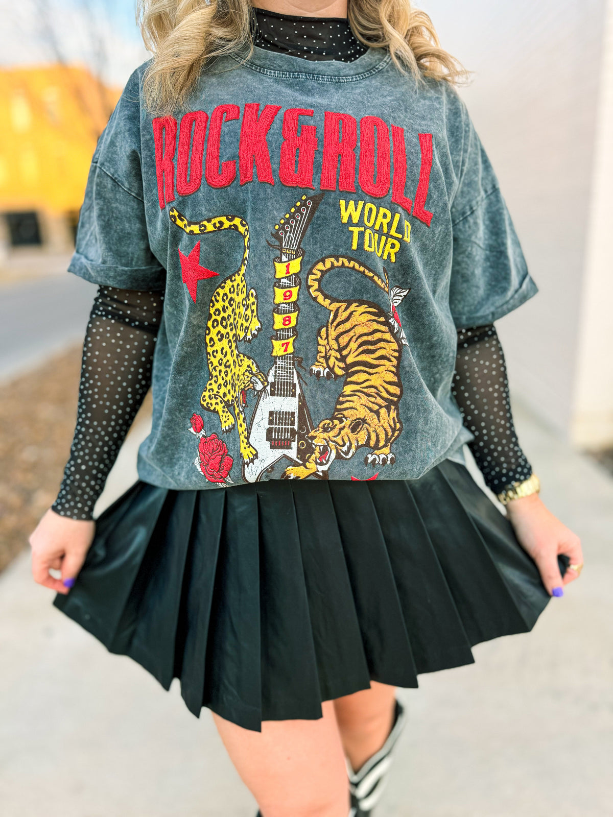 Zutter Rock N Roll Tee-Black