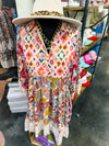 Boho Bubble Sleeve Dress