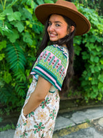 Green Floral Maxi Dress