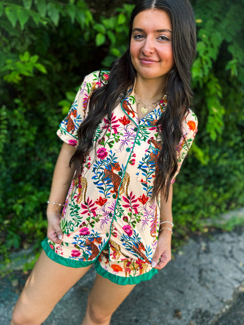 Jungle Oasis Pajama Set