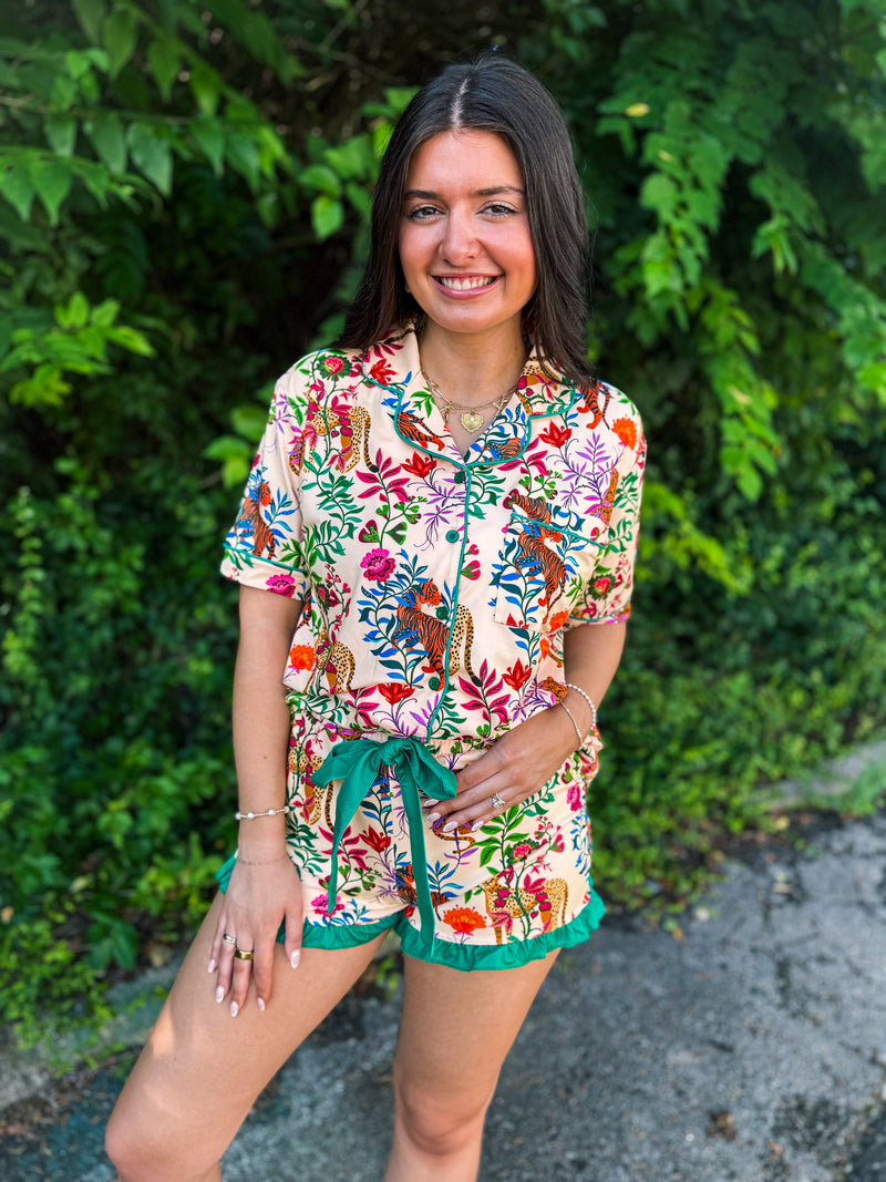 Jungle Oasis Pajama Set