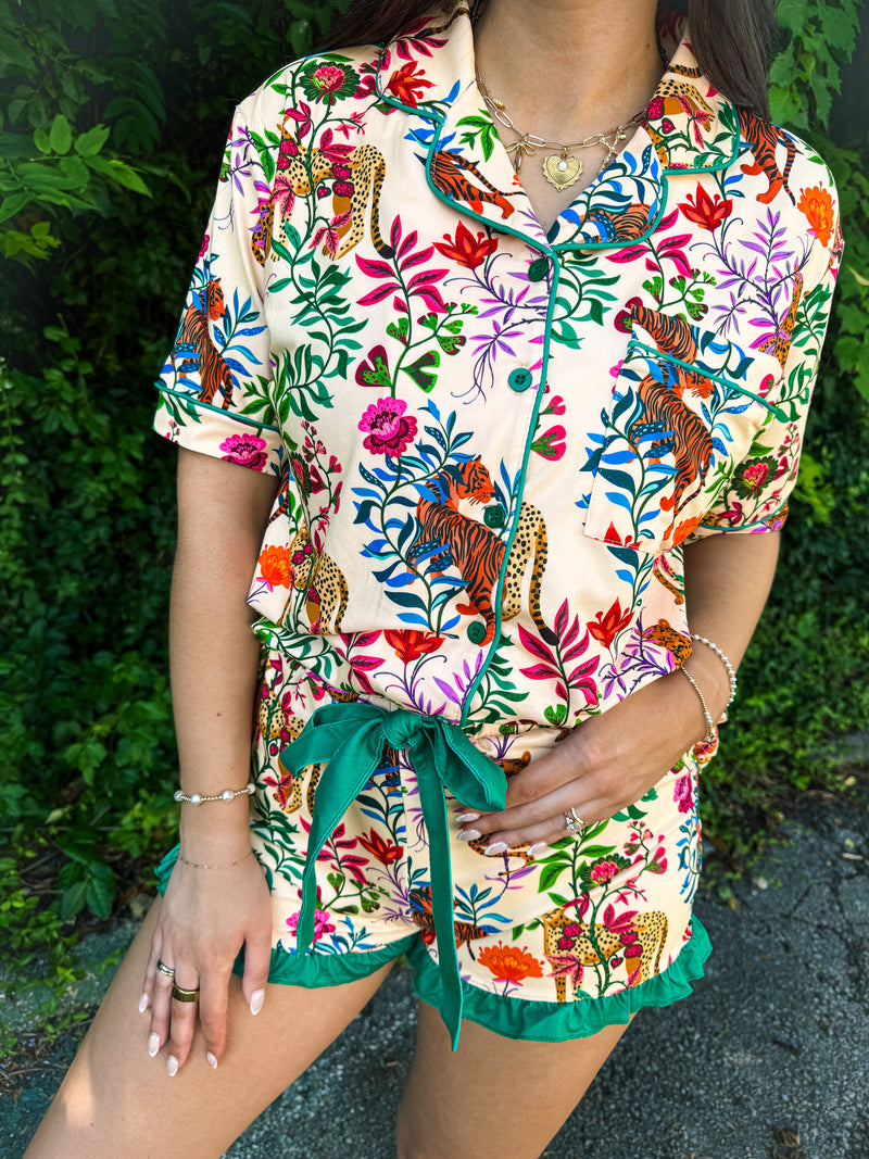 Jungle Oasis Pajama Set