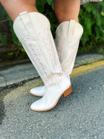 Sweetheart Western White Cowgirl Boots