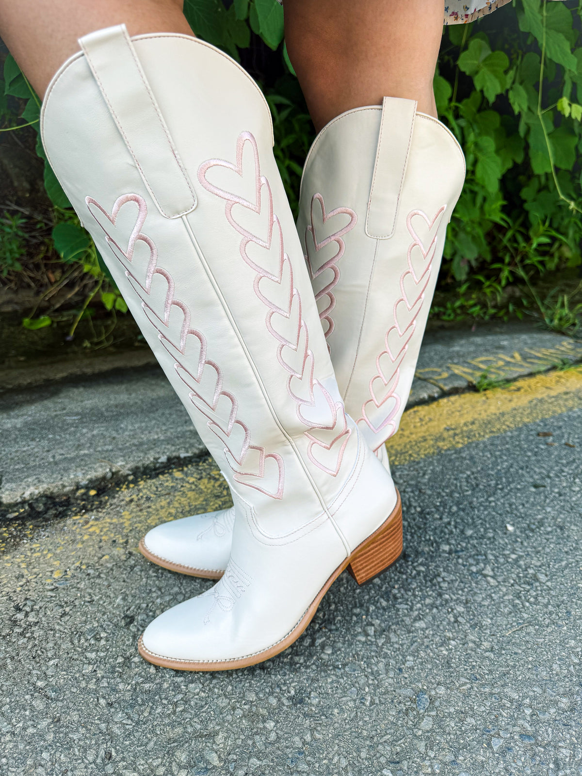 Sweetheart Western White Cowgirl Boots