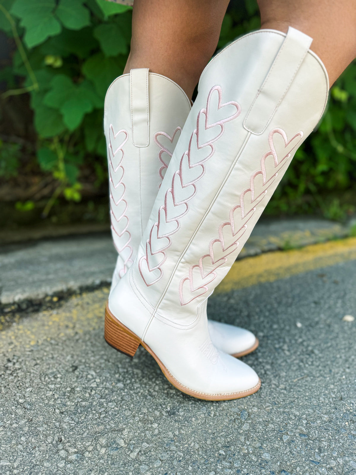 Sweetheart Western White Cowgirl Boots