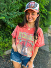Orange Rock N Roll Tee