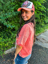 Orange Rock N Roll Tee