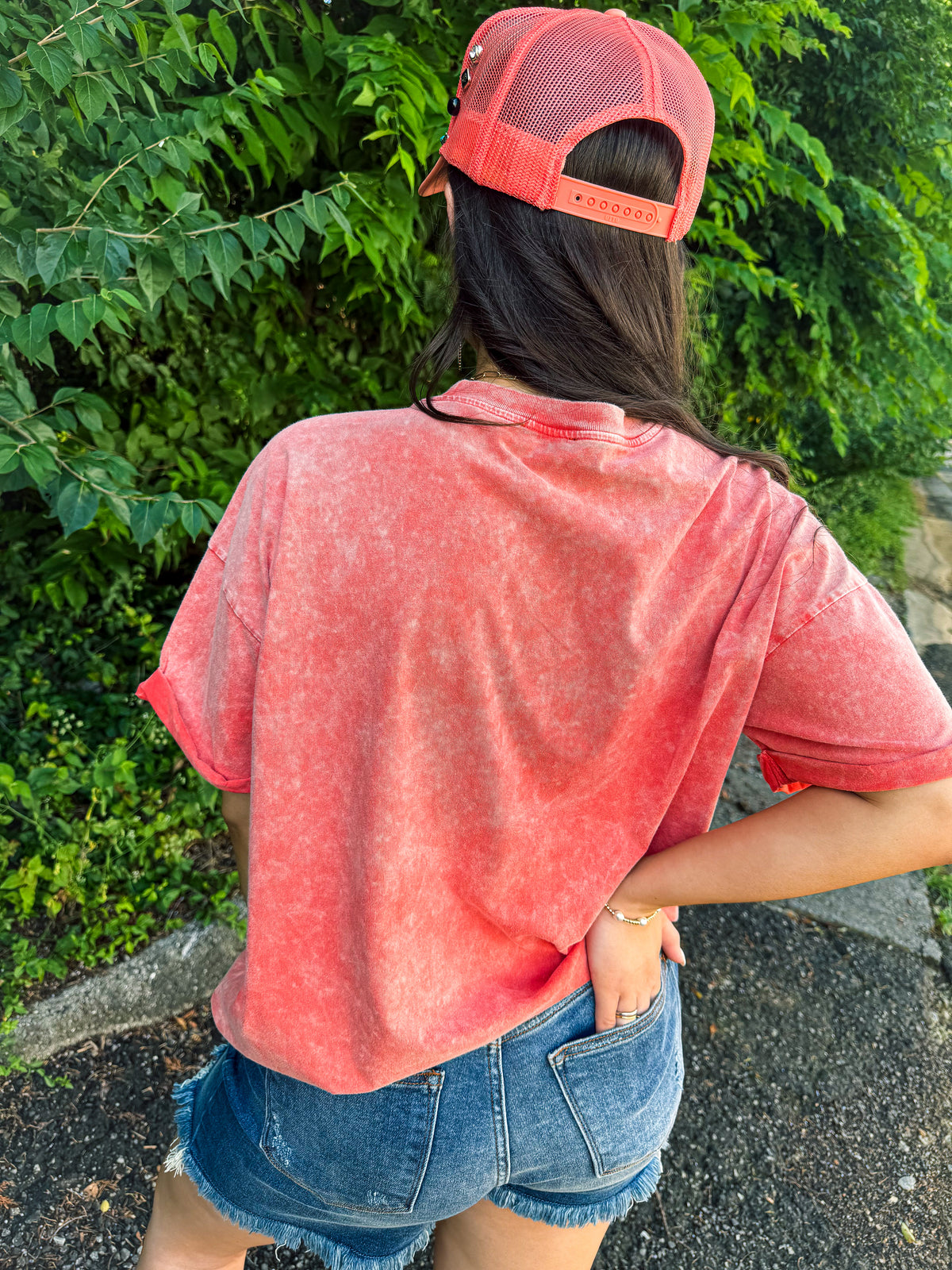 Orange Rock N Roll Tee