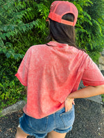 Orange Rock N Roll Tee